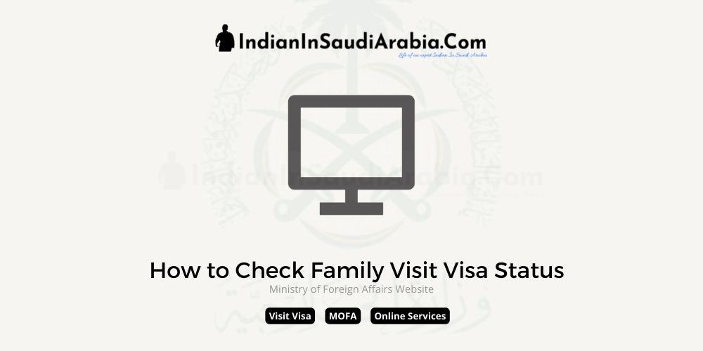 Saudi Family Visit Visa Status Check: Track Chamber Status Online