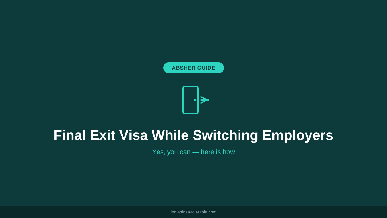 Can You Get a Final Exit Visa While Switching Employers in Saudi Arabia?