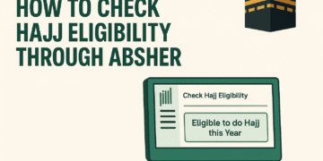 How to check eligibility for Hajj through Absher?