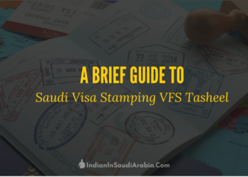 Saudi visa stamping