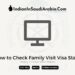 Check Family Visit Visa Chamber Status
