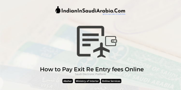 exit re entry visa fees