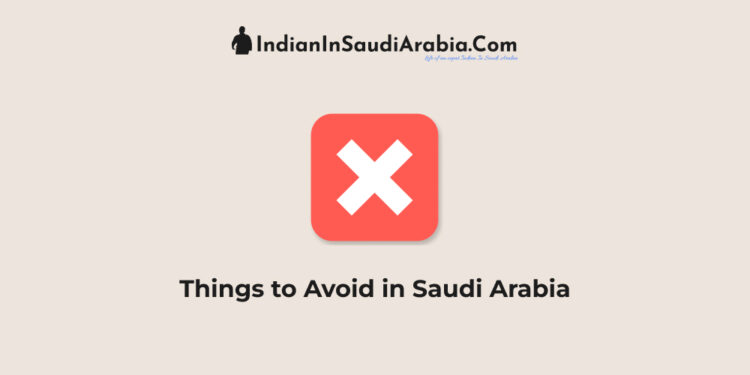 avoid in saudi
